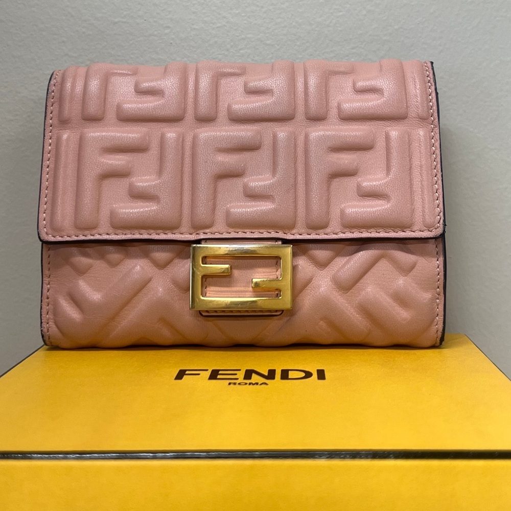 Fendi Baguette FF Nappa Wallet